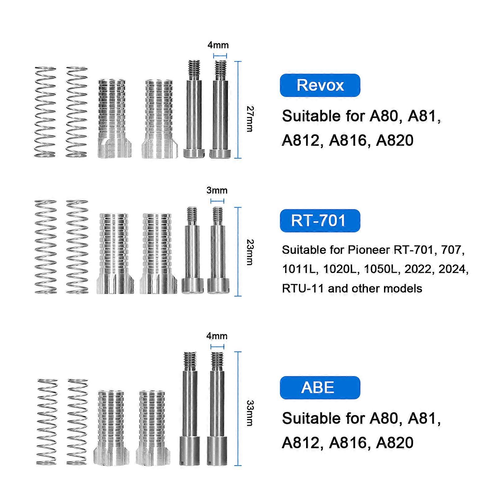 Replacement Belt Press for Studer Revox Opener – Compatible with A80 A81 A812 A816 A820 Tape Recorders