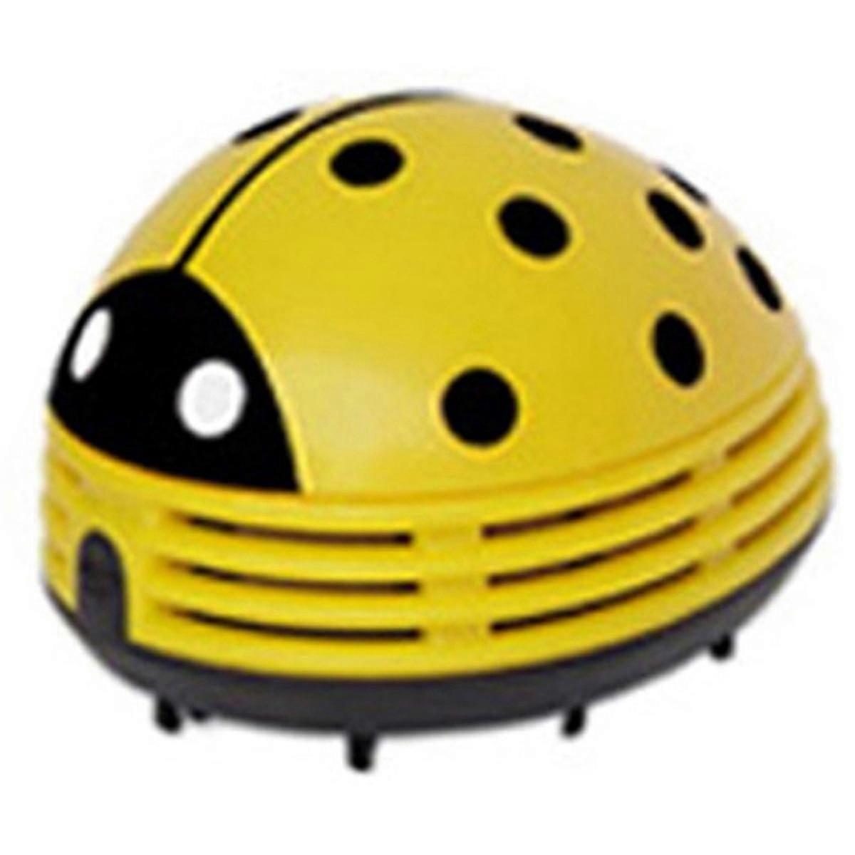 unique Ladybug Desktop Vacuum Dust Collector Yellow