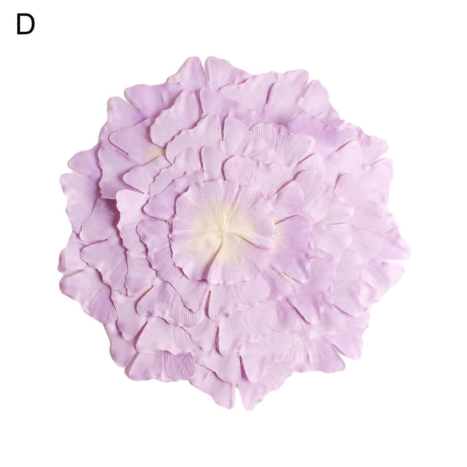 Farfi Table Placemat Nordic Heat Resistant PVC Ginkgo Leaves Stitching Flower Table Mat for Kitchen (Type D)