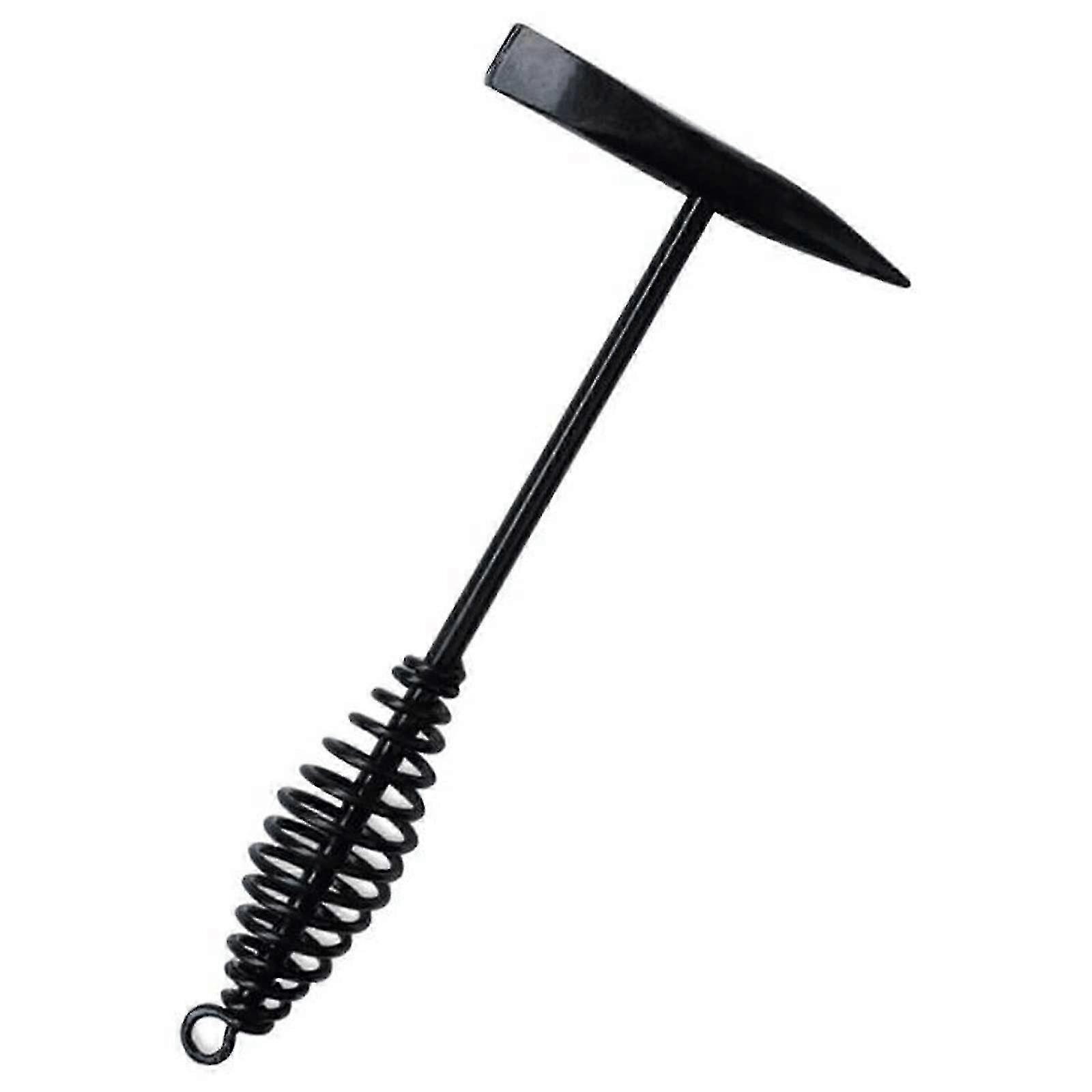 Hammer High Hardness Carbon Steel Manual Welding Slag Hammer Derusting Welder Hammer Reflex Spring Handle Welding Slag Rust Remover LoopBest