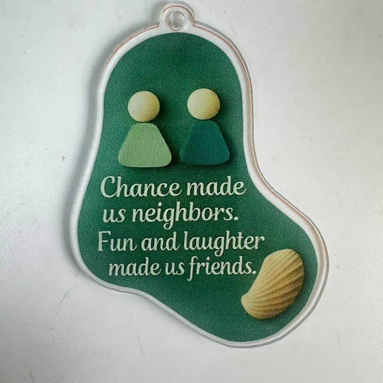Christmas tree decoration 2D flat acrylic pendant