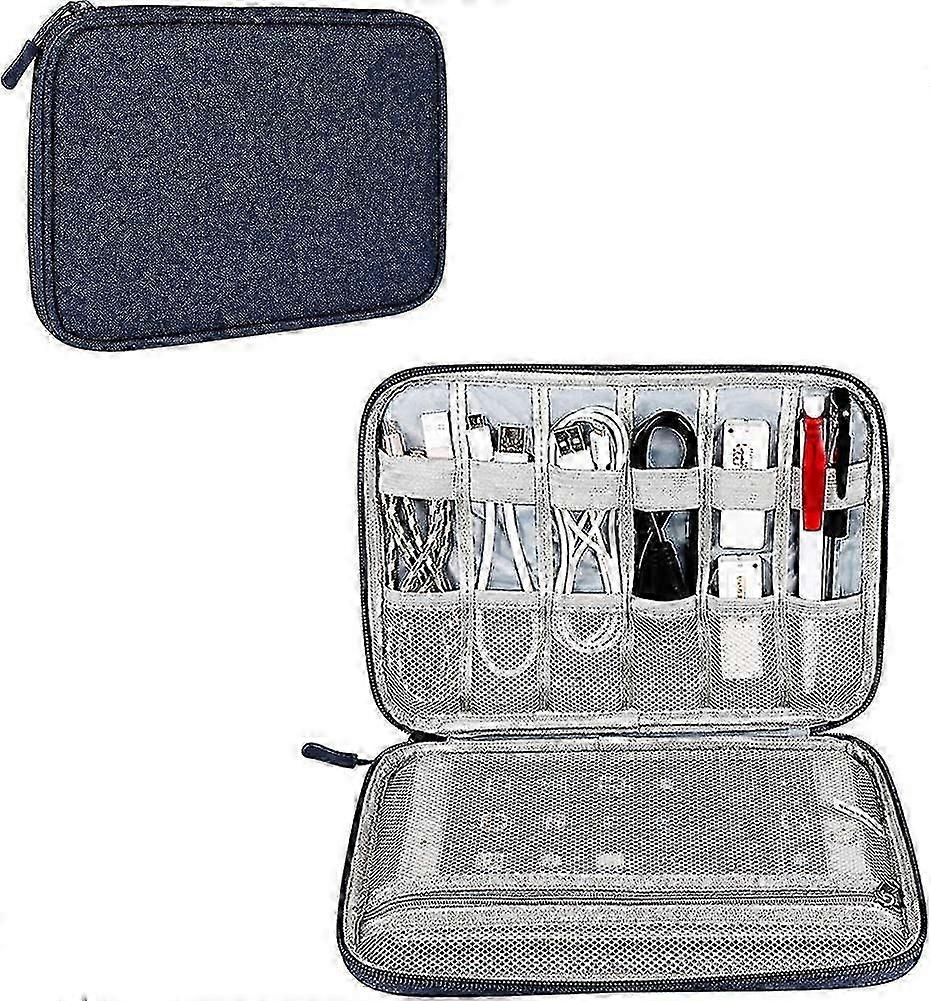 Electronics Accessory Organizer Bag: Travel Cable Management & USB Flash Gift