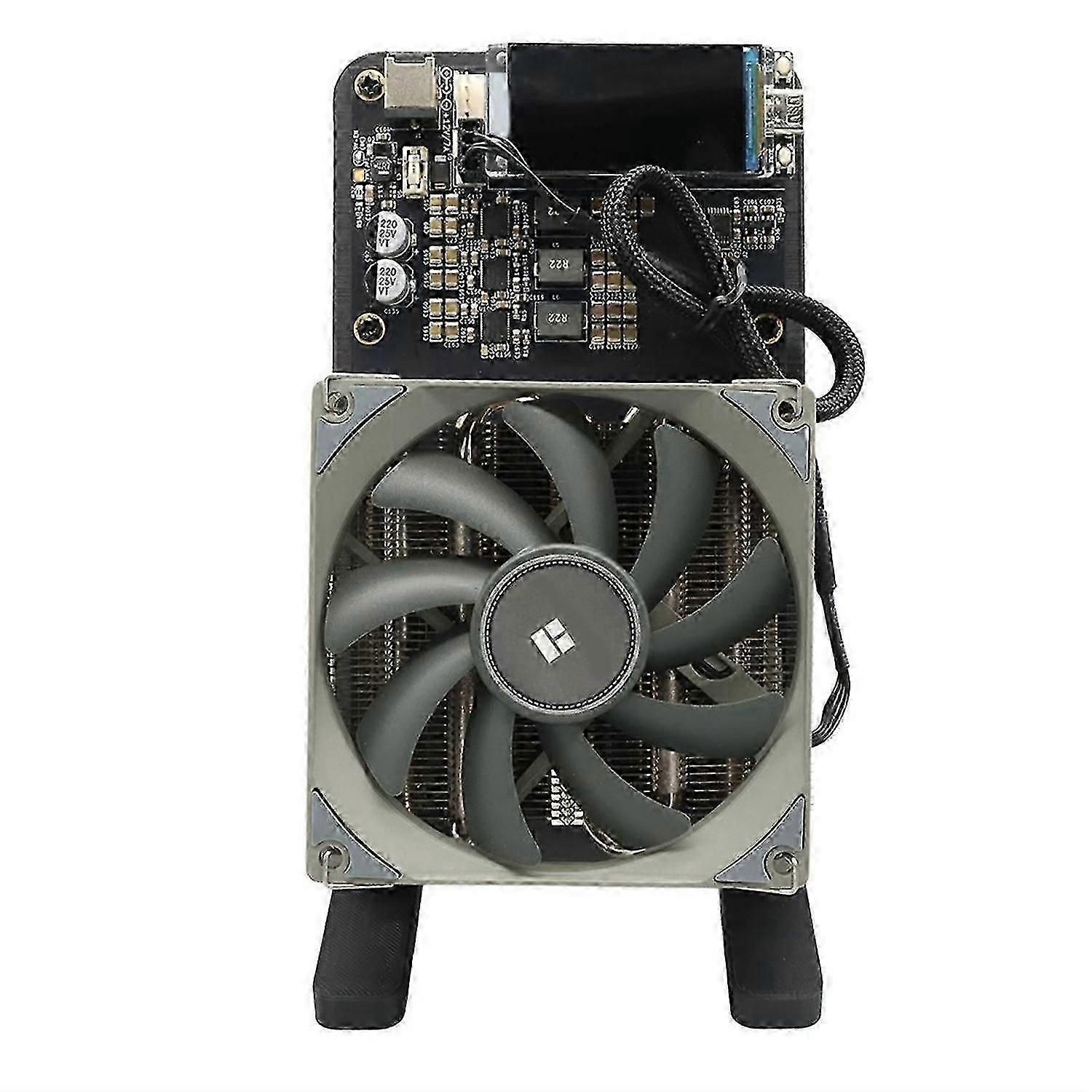 NerdQaxe++ BTC Solo Miner 4.8T-5TH/S 4XBM1370 ASIC EU PLUG