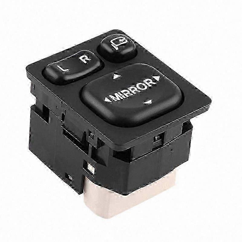 9-Pin Plastic Rear View Mirror Power Switch Button for Car Exterior 84872-52040 84870-0P010 Replacement Fit