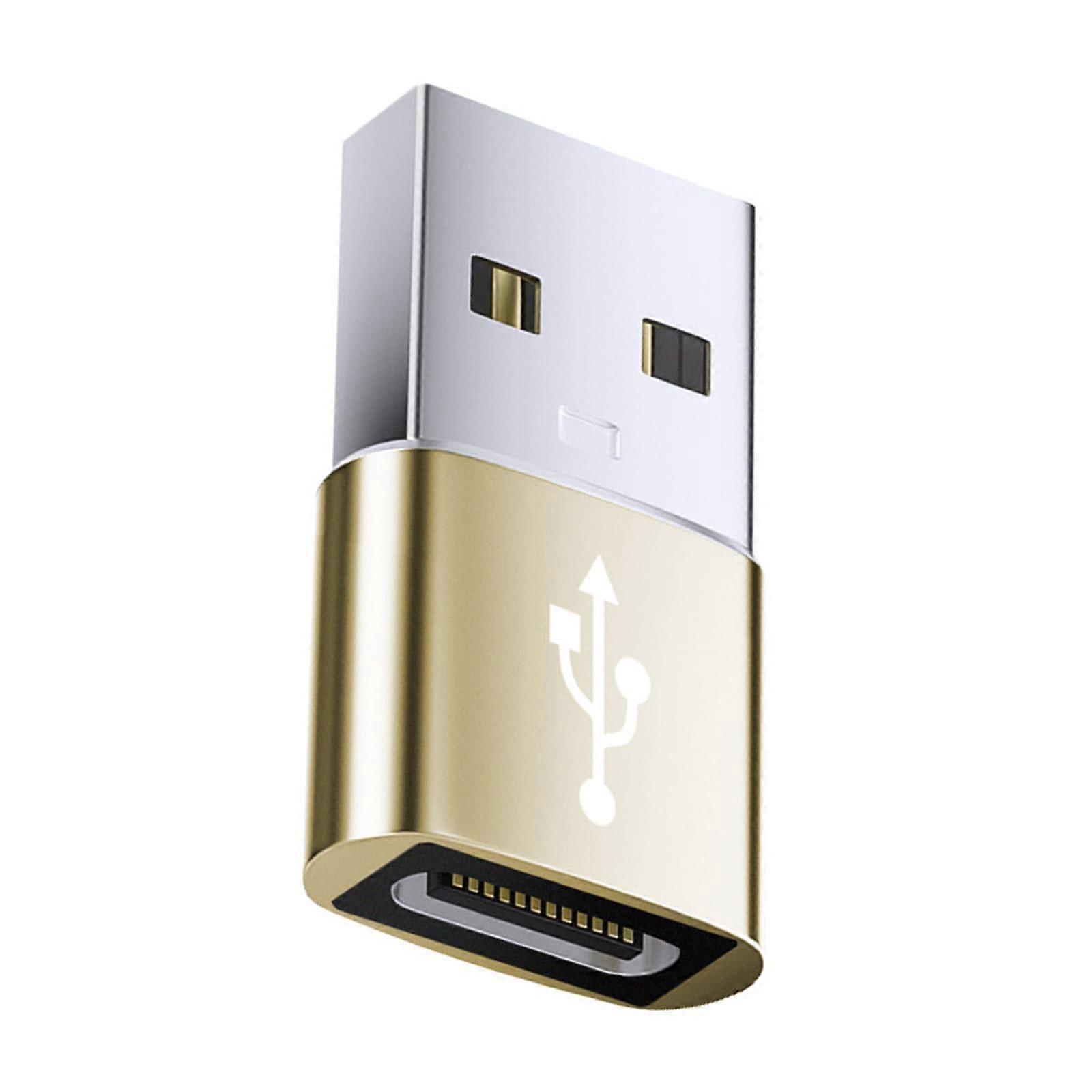 USB C to USB Adapter Aluminum Durable for Keyboard Connection Music Data Transfer Travel Office