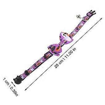 Kattenbeldecoratie Halloween kattenhalsband voor huisdieren, set van 3 stuks