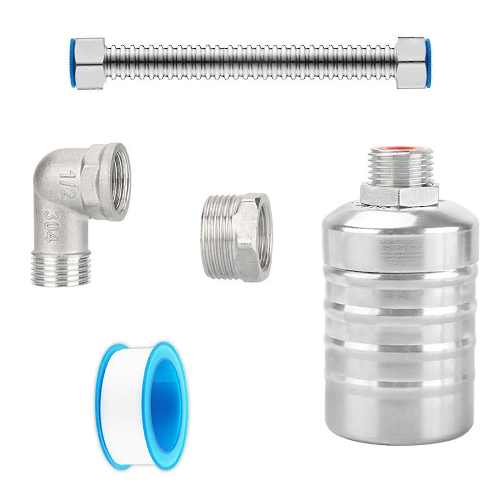 Stainless Steel Float Ball Valves For Water Tanks Automatic Levels Adjustment High Pressures Water Control Float Vales Multicolor