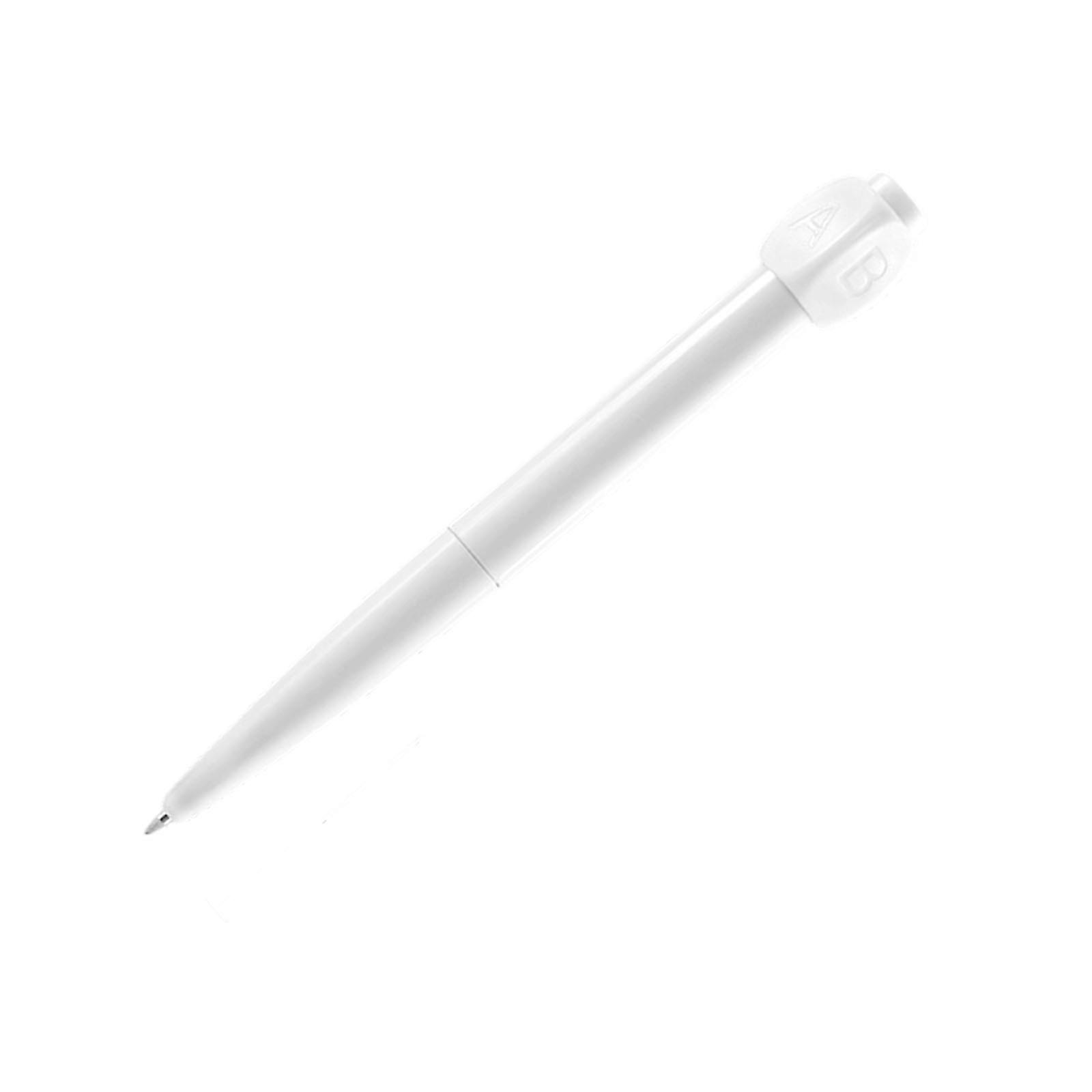 Rotating Ballpoint Pen For Extended Writing Event Combines Metal Plastic Durability With Seamless Ink Flow  White
