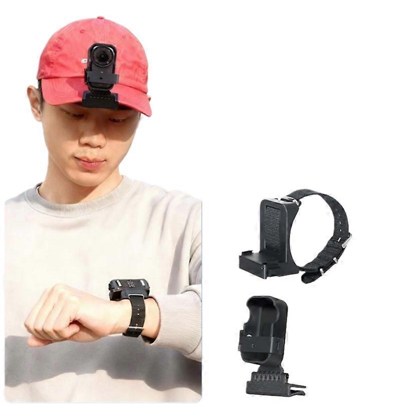 Camera Frame Protective Case Wrist Strap Extension Protective Accessory Sports for DJI Nano (1x Wristband + 1x Hat Clip)