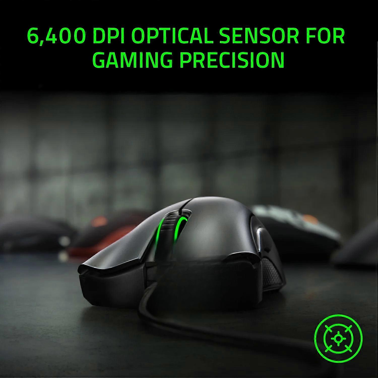 Essential Wired Optical Gaming Mouse, 5 One Buttons, Black