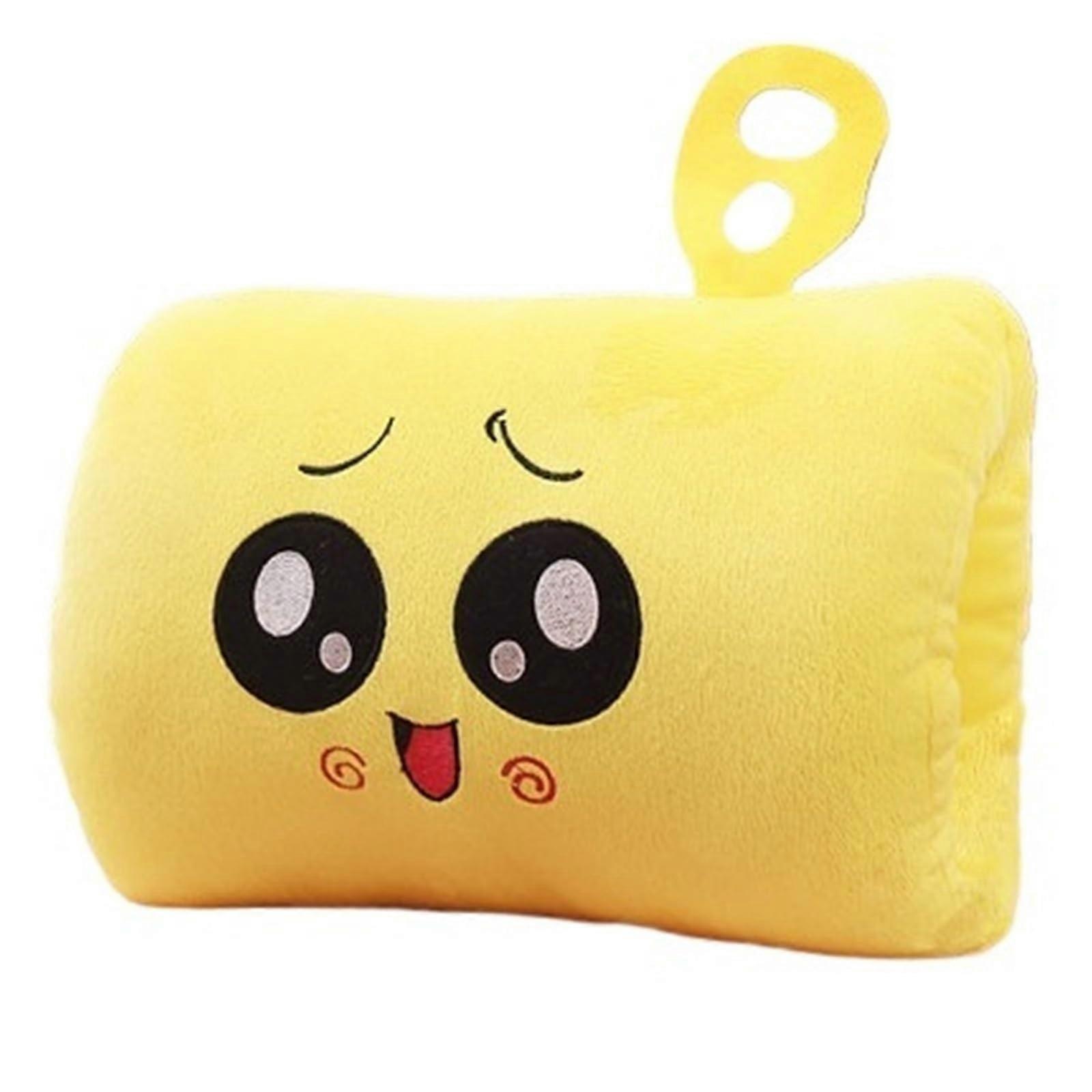 Cartoon Hand Warmer Pillow for Desk Nap and Travel, Soft Arm Support Gift for Kids (Yellow)