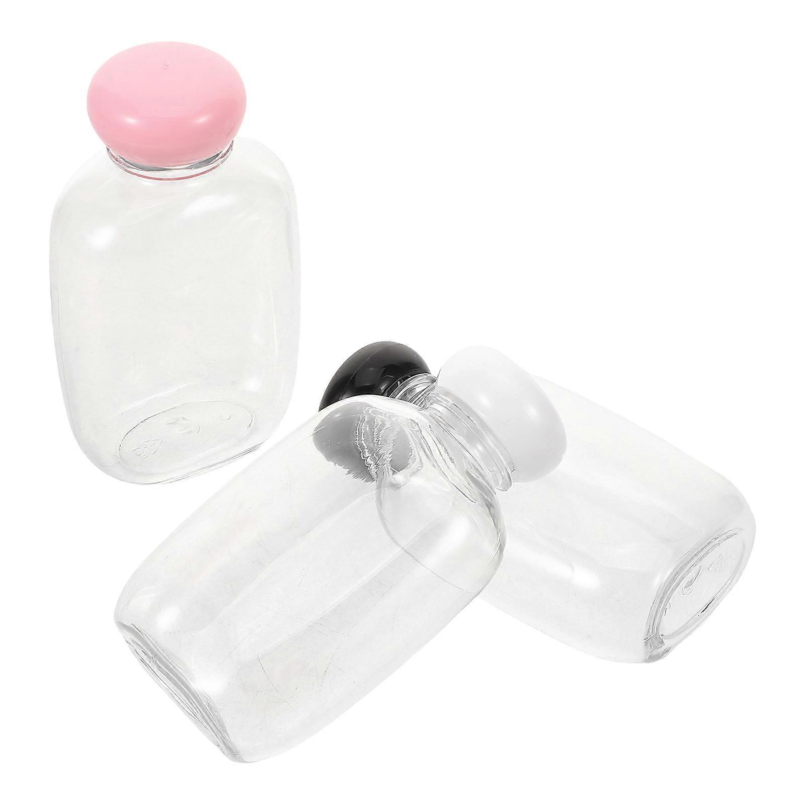 Transparent Juice Bottles Plastic 60Pcs for Storage Use Small Beverage Bottles