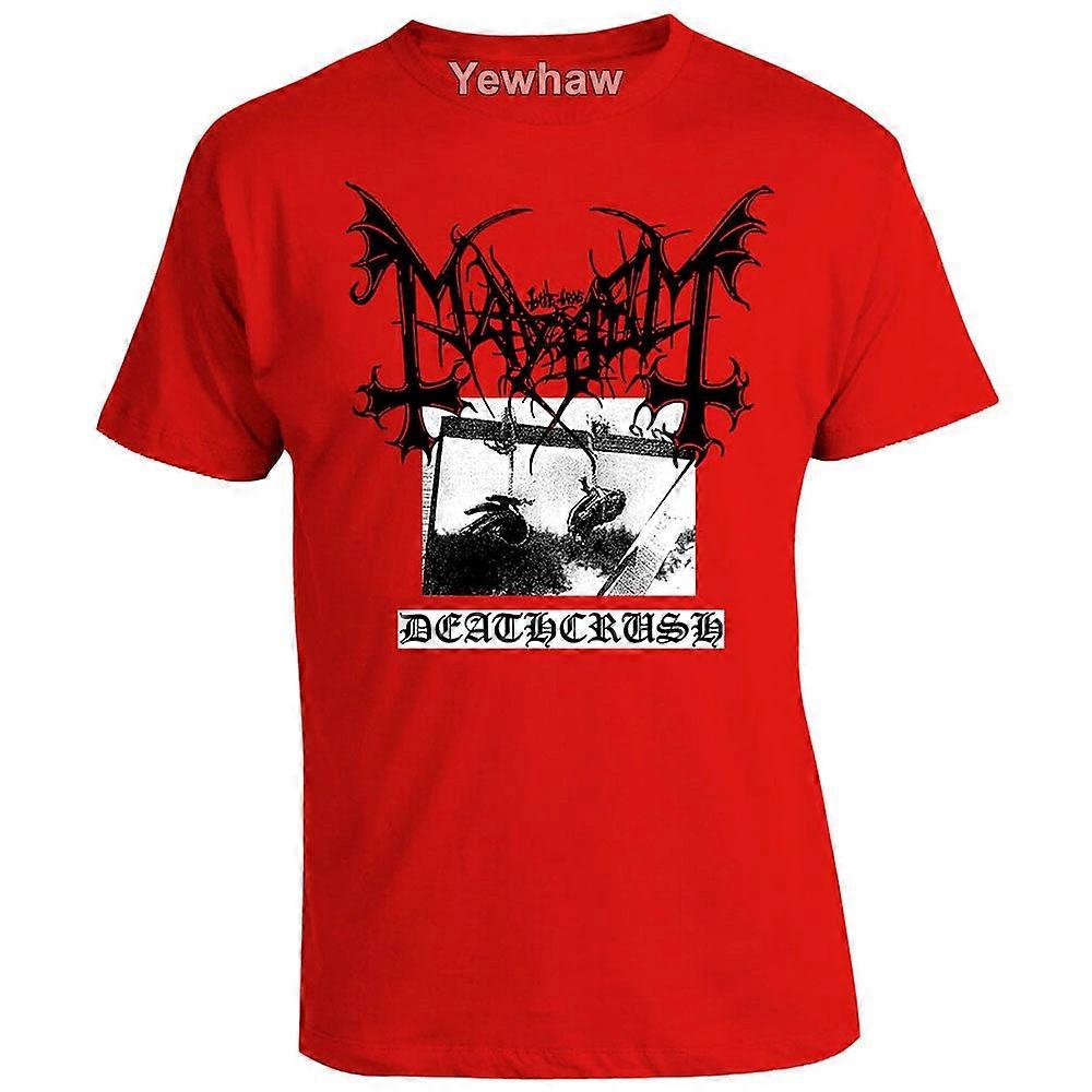 Červené tričko Mayhem Deathcrush