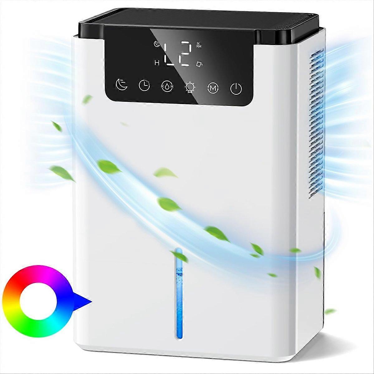 Dehumidifier, 2.2 L Room Dehumidifier, Air Purification EU Plug