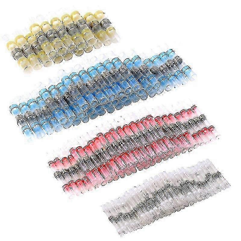 100pcs Solder Connector Shrink Connector Butt Connector Crimp Connector Wire Connector w
