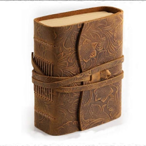 Leather Notebook Hardcover Daily Notebook