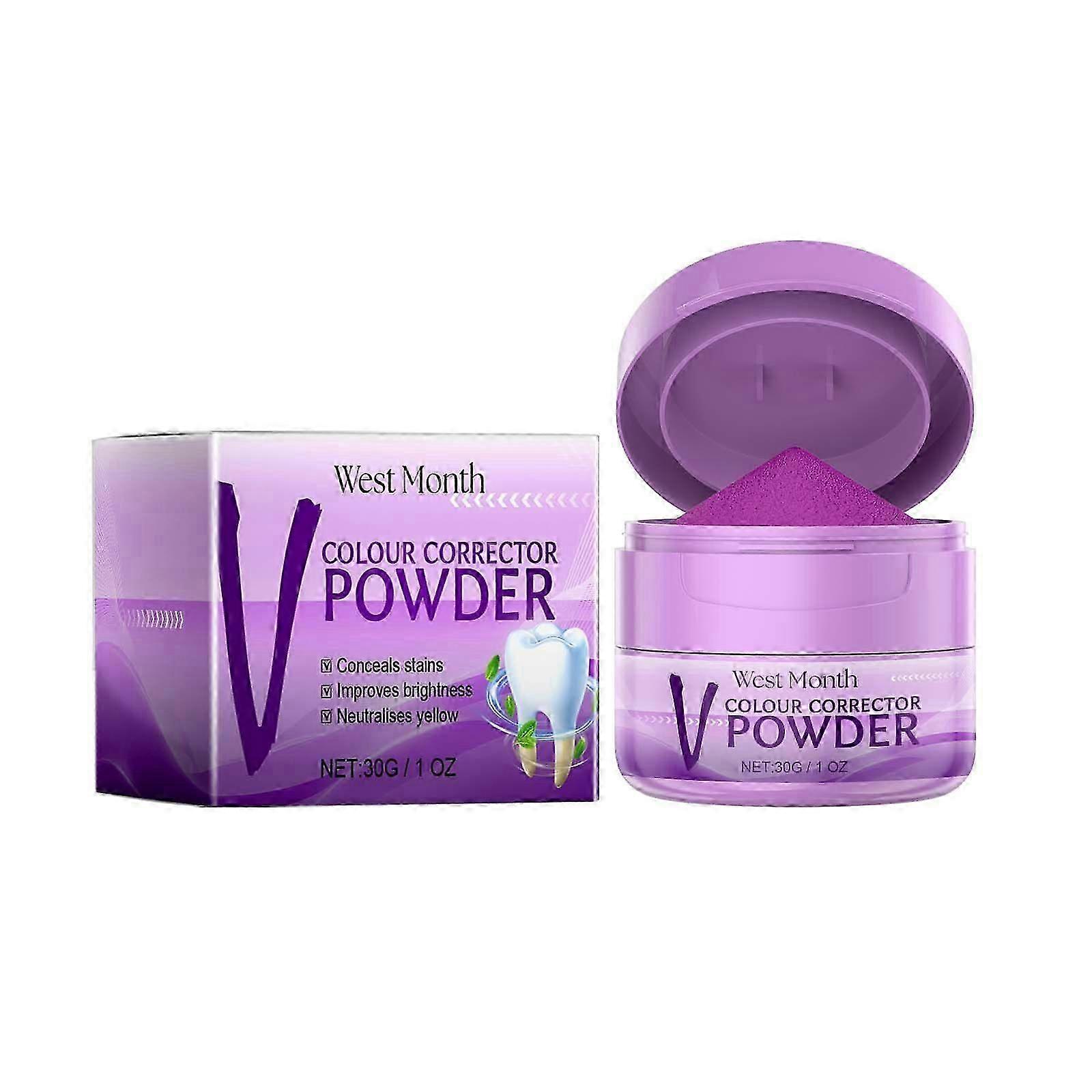 Colour Corrector Powder effectively targets plaque and yellowing
