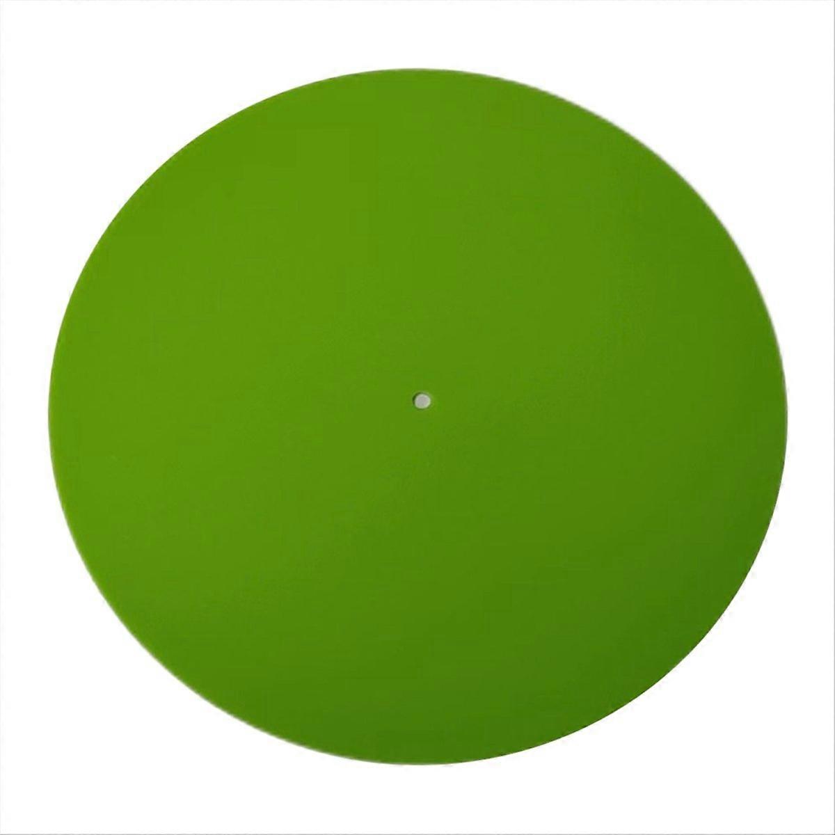 300mmx3mm Acrylic Turntable Mat for Phonograph Turntable, Green