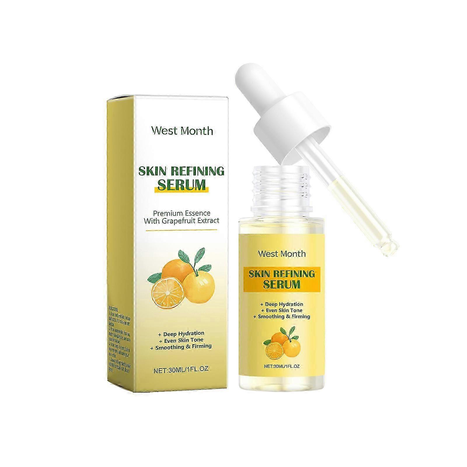 grapefruit Face serum contains grapefruit seed extract, vitamin E