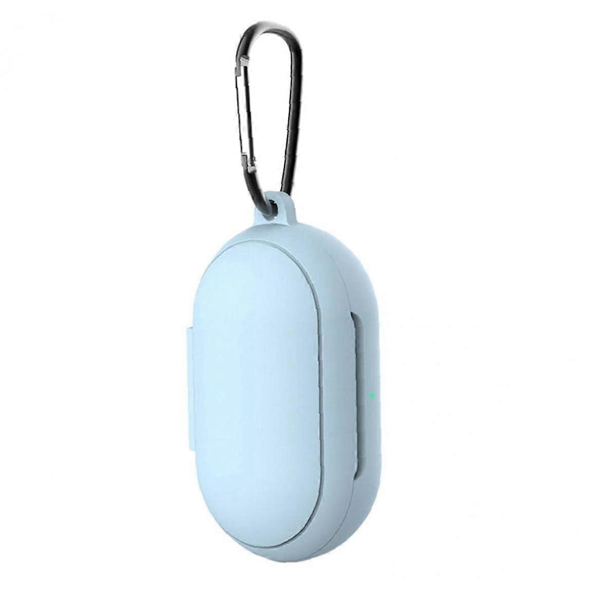 Silicone Earbuds Case Samsung Galaxy Buds Plus Protective Cover Keychain Sky Blue