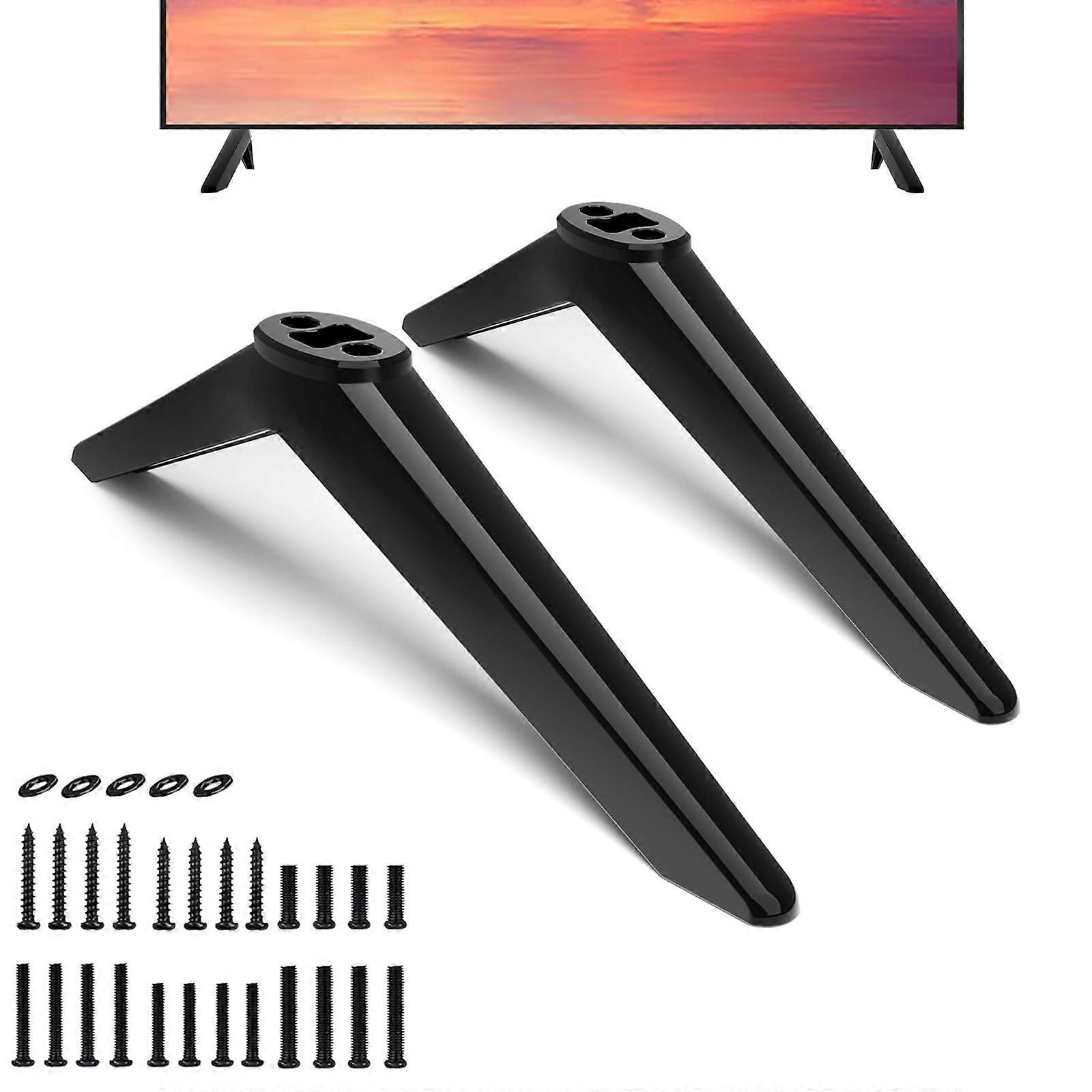 TV Stand Replacement Legs with Screws for Sharp LC40Q3070U LC60Q7370U LC65P6000U Stable Support