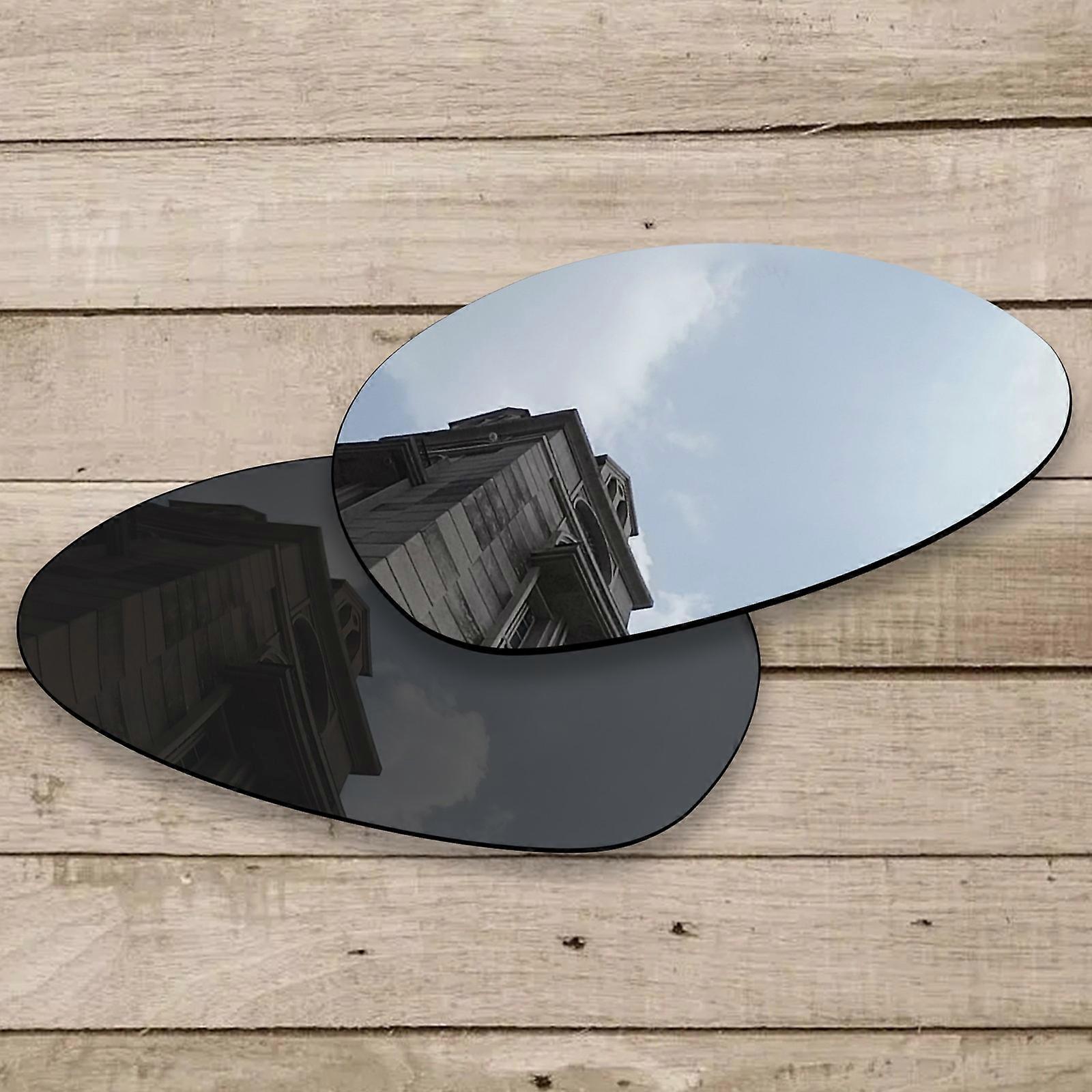 hdhut Polarized Replacement Lens for-Oakley C Wire 1.0 Sunglass Silver Titanium