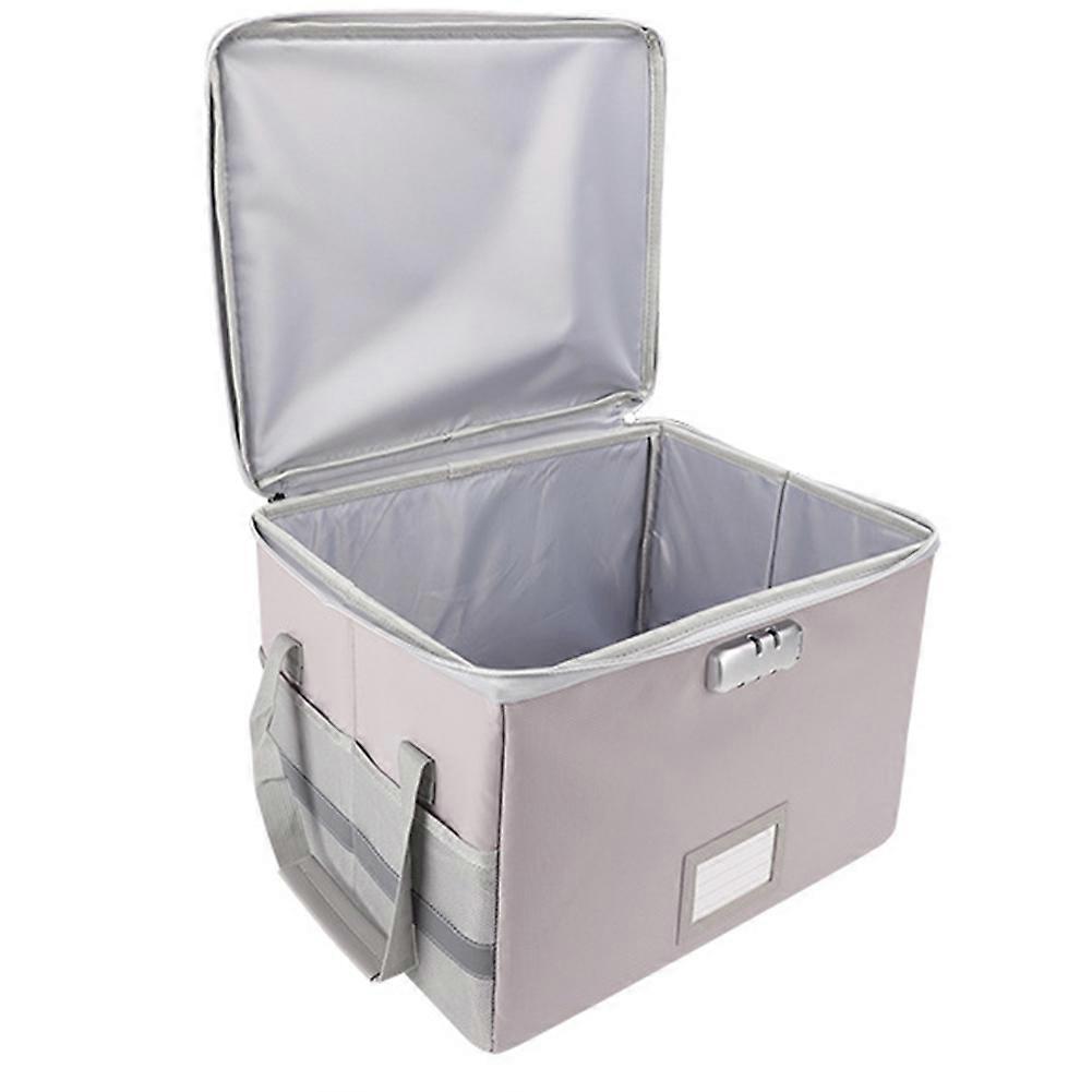 Fireproof Waterproof Folding File Organizer for Office and Home, Easy to Organize All Kinds of Files Storage Boxes