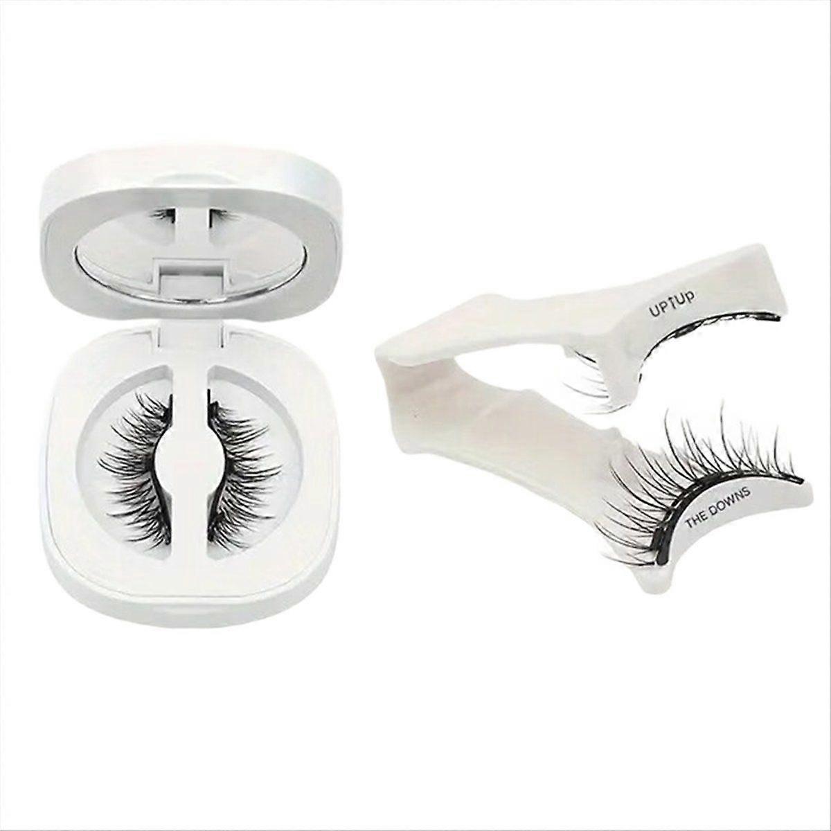 Soft Magnetic Eyelashes No Glue Needed Reusable Natural Look 3D Lashes Easy Apply Soft Magnetic Lashes for Eye Makeup C