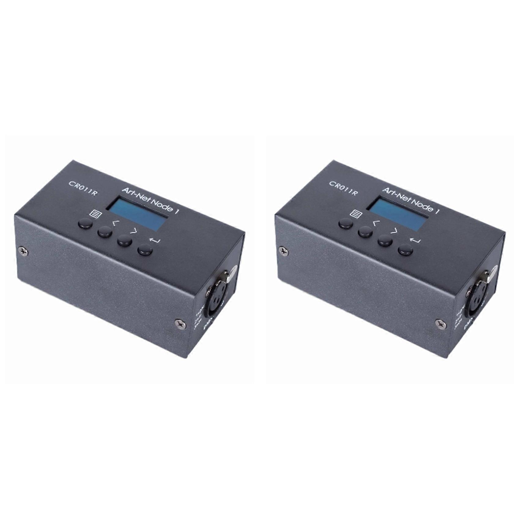 2X ArtNet Bi-Directional DMX Ethernet Lighting Controller Interface 1 Universe