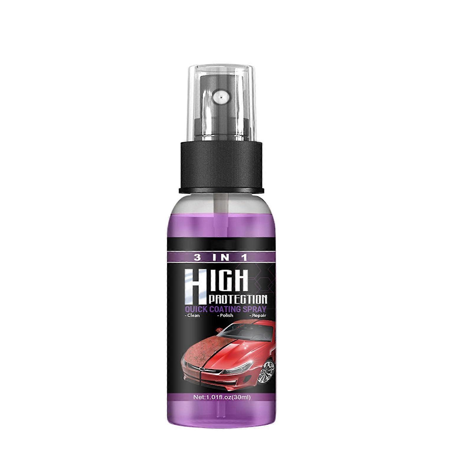 3in1 Car Ceramic Coating Spray 30ML, Scratch , Hydrophobic Shield, LongLasting Shine