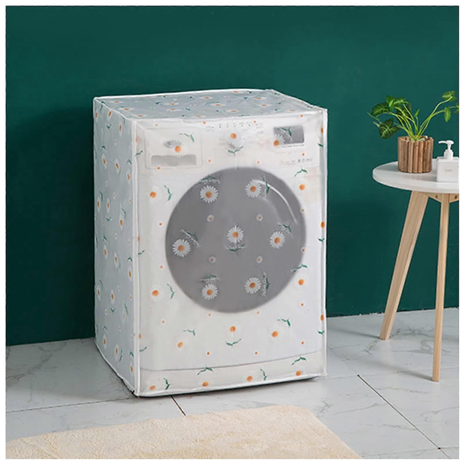 Waterproof Washing Machine Cover with UV Protection, Dustproof Windproof Design, Front Zipper Access