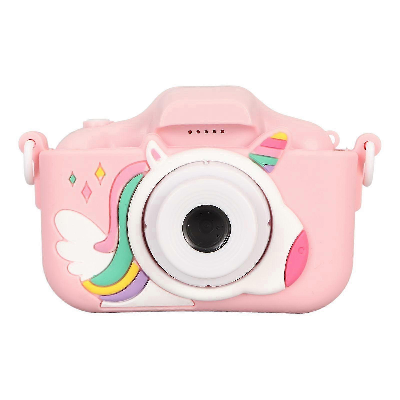 Câmera infantil de 25 a 26 polegadas, 40 MP, 1080p, câmera dupla frontal e traseira, tela IPS de 2 polegadas, fofa e fácil de usar.