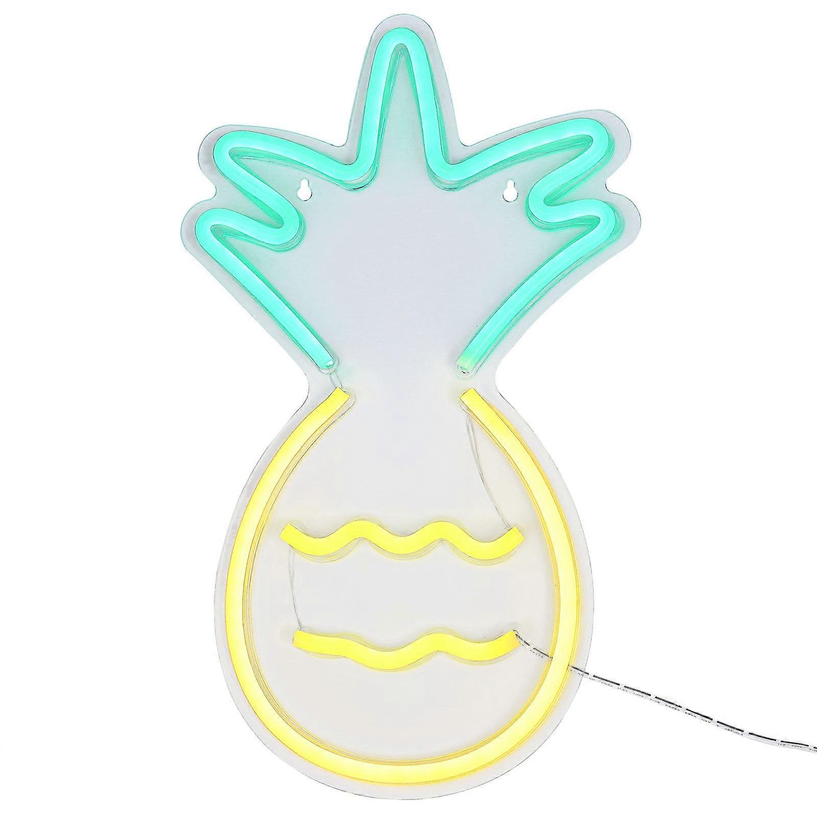 LED Neon Light Pineapple Design Neon Light Sign for Decoration Use