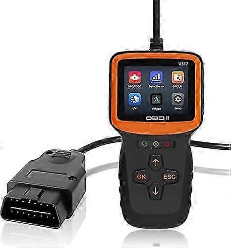 OBD2 Scanner Professional Mechanic V317 OBDII Diagnostic Code Reader Tool for Check Engine Light 26-27s