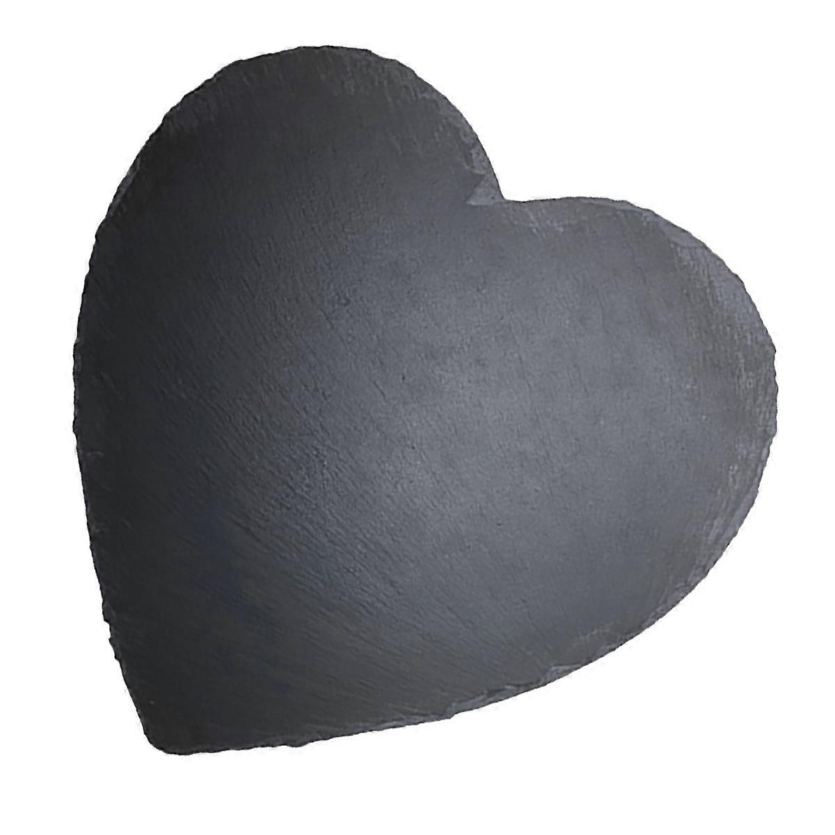 Heart Shape Serving Platter Stone Cheese Board Bar Owners Chic Style Appetizers Display 1Pcs