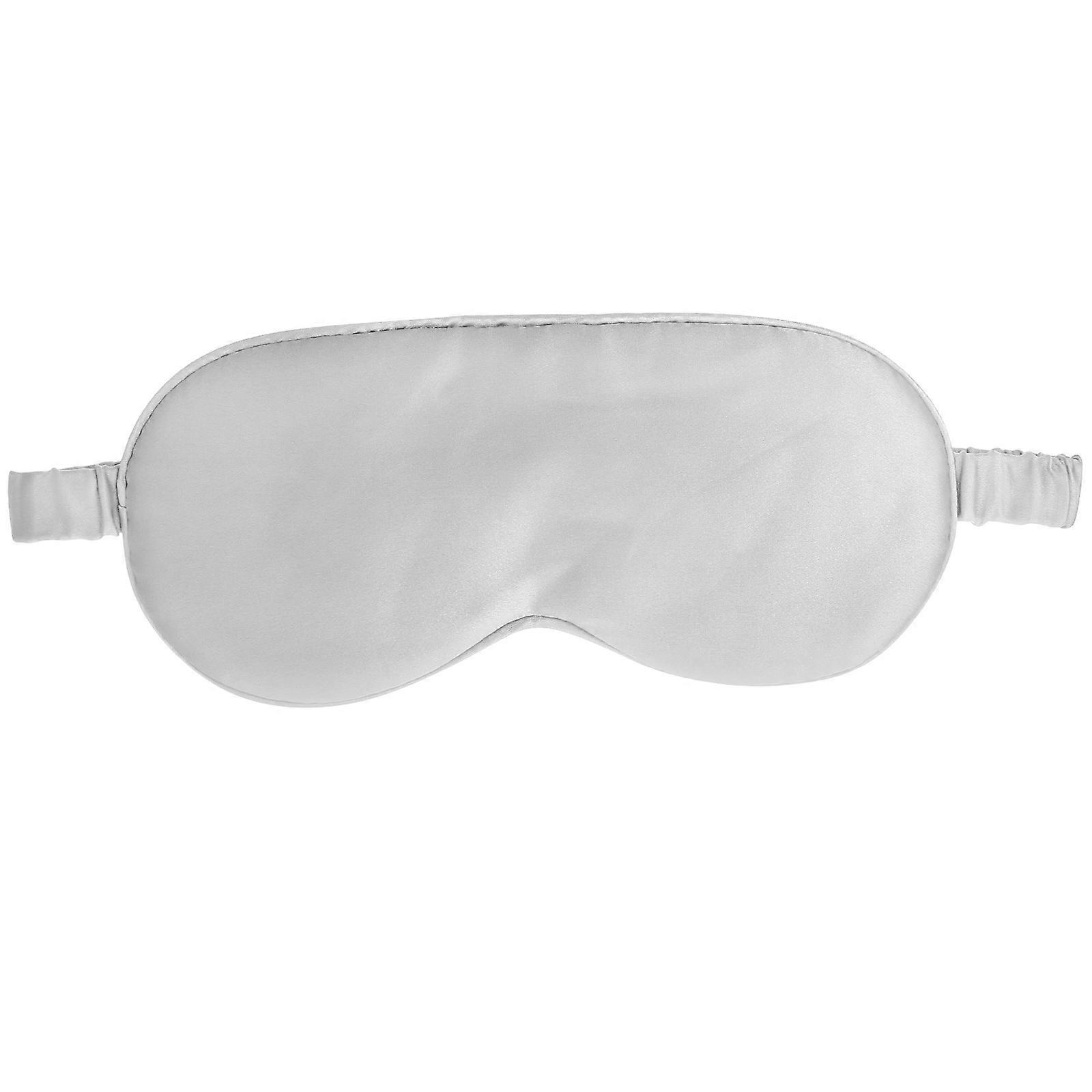 Silk Sleep Eye Mask for Comfort 2Pcs with Adjustable Elastic Strap