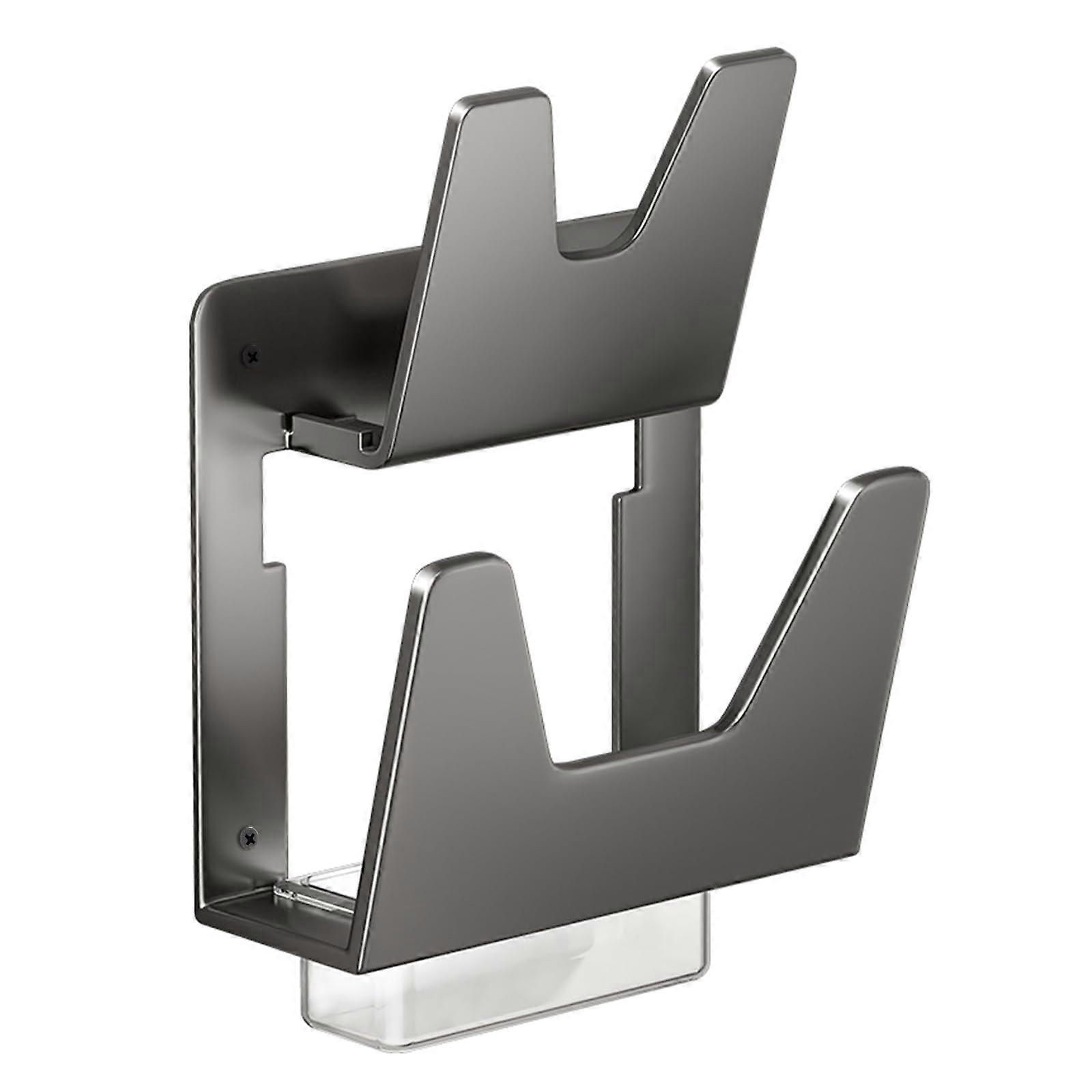 Efficient Kitchen Organizers For Pot Lids Featuring Double Layer And Detachable Drip Catcher Countertop Placement Multicolor