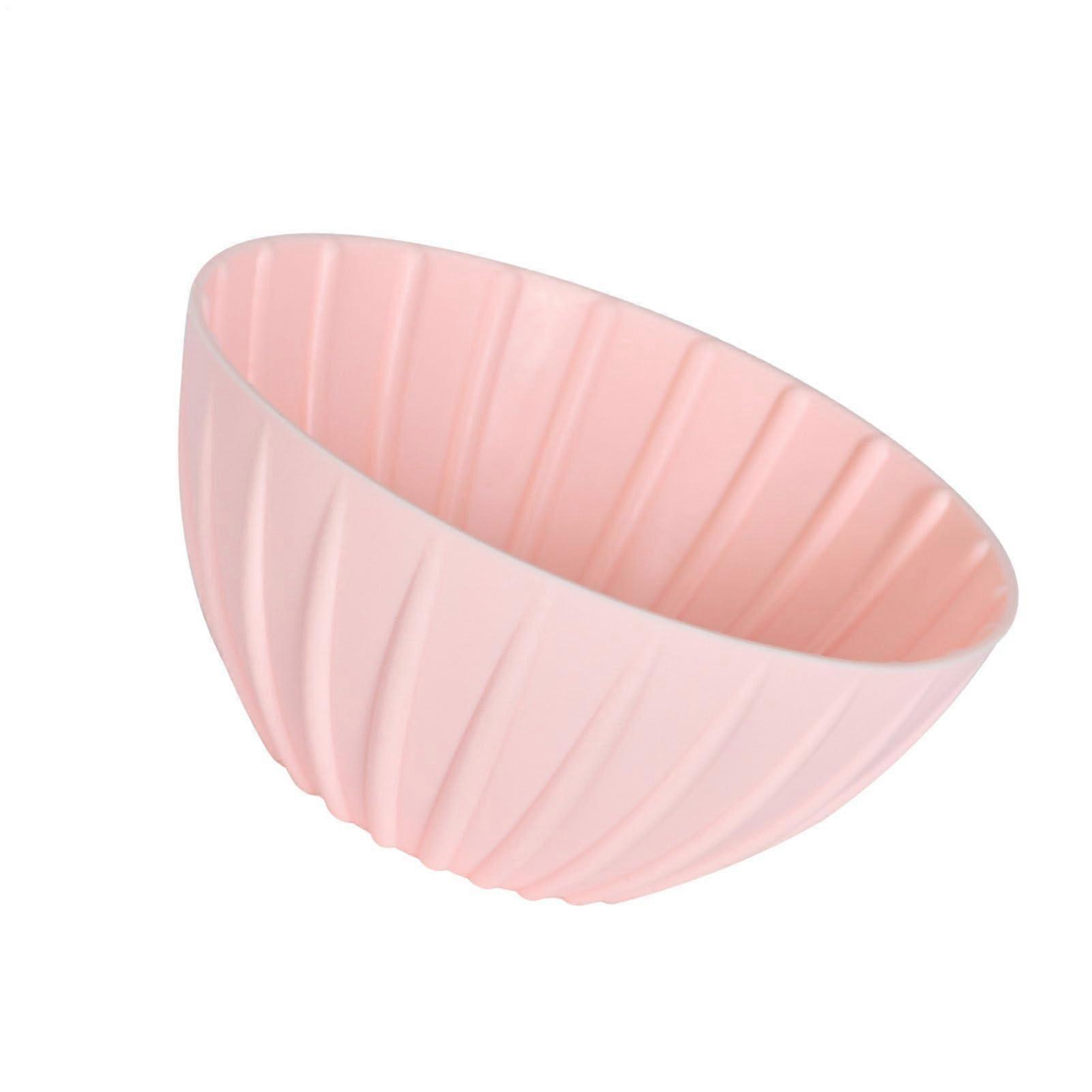Silicone Bread Proofing Basket NonStick Dishwasher Safe Oven Resistant Round Pink for Baking
