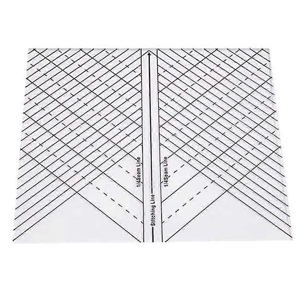 Arc Quilting Straight Ruler for Precise Sewing Guide with Clear Durable Acrylic Build