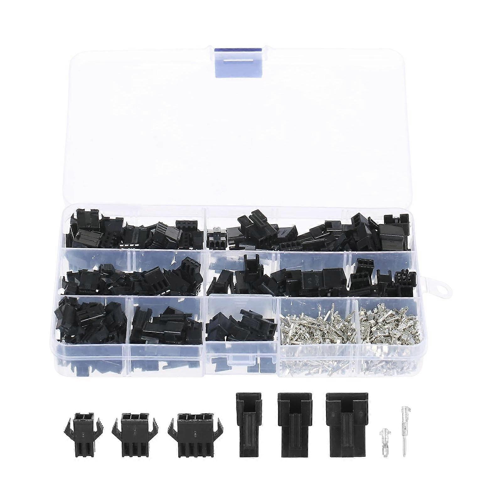 480pcs 2.54mm Connector Kit Compatible Breadboard DIY PCB Housing Wire Assortment Set