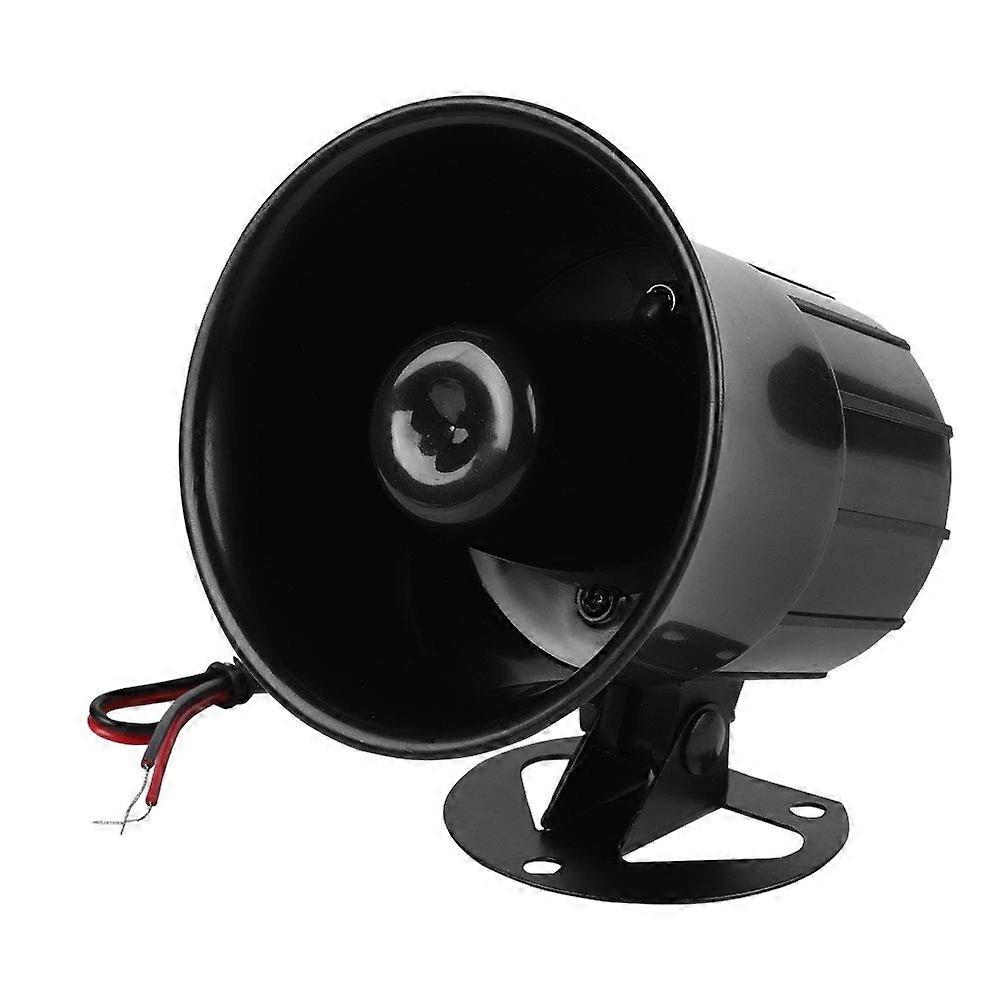 12V 110dB Wired Alarm Siren with Adjustable Mount for Home Security and AntiTheft Systems