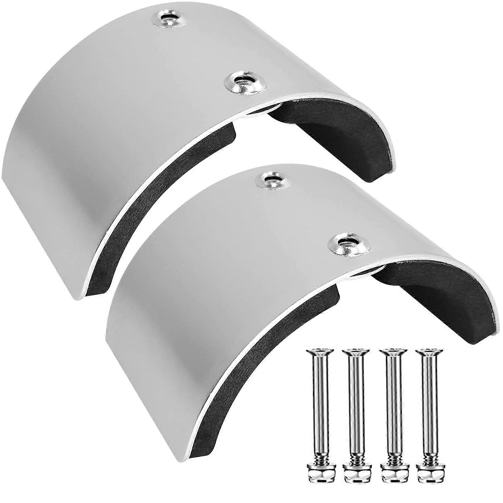 2Pcs Aluminum Drywall Stilt Bend Plates Replacement Parts Durable Alloy for Plastering