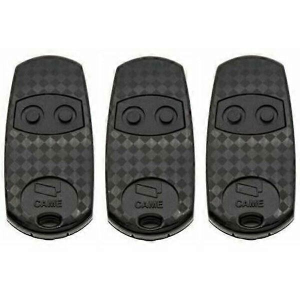 Handheld remote control, 2-button 433.92MHz, 3-pack with batteries, suitable for gate receivers