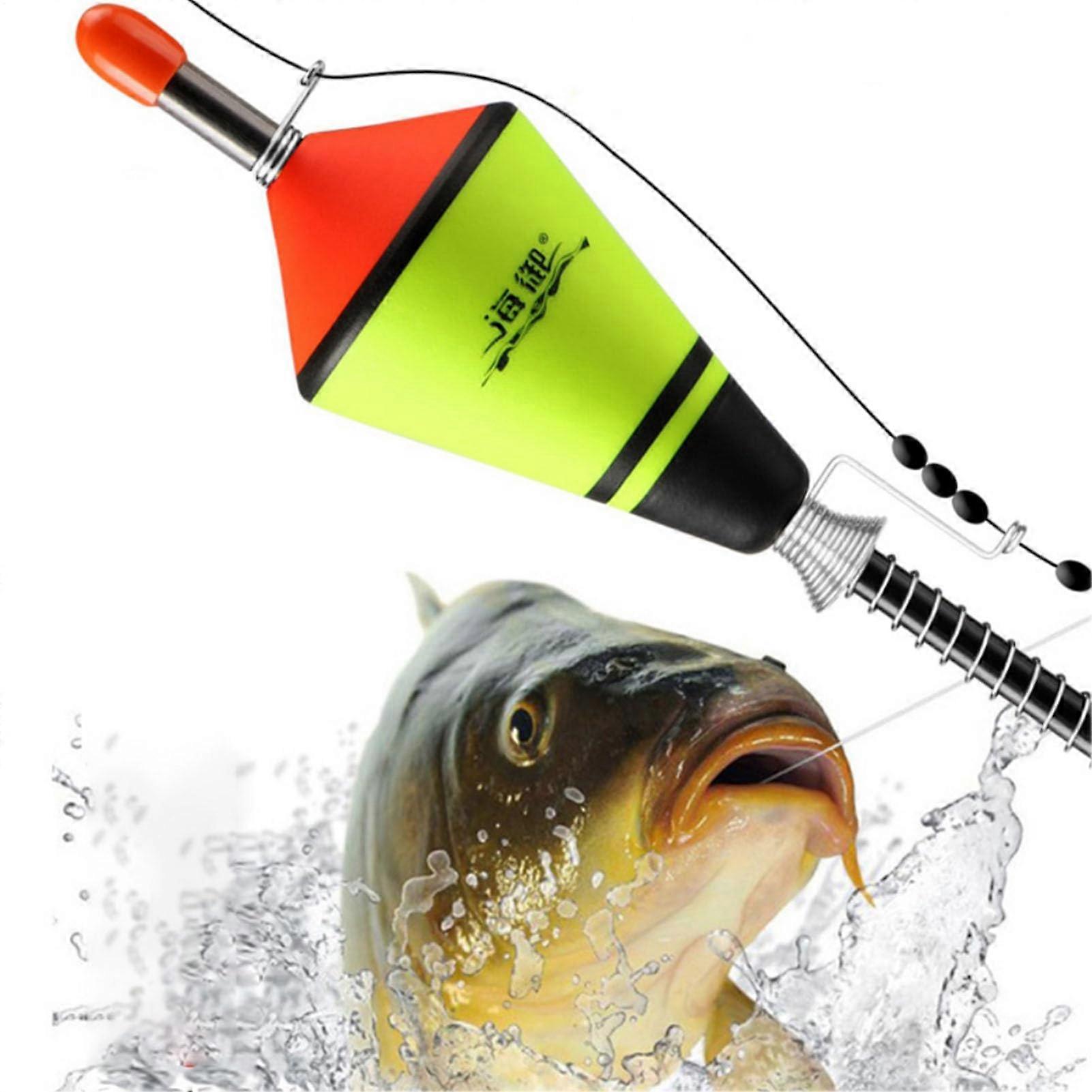 Sensitivity EVA Fishing Float 20x4cm Adjustable Automatic Bobber for Lake River Pond