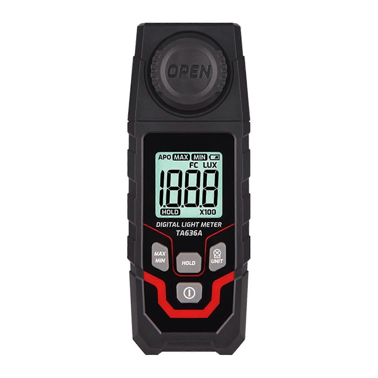 Professional Digital Lux Meter 200000 LUX with  Precision Sensor for Photography and Lighting