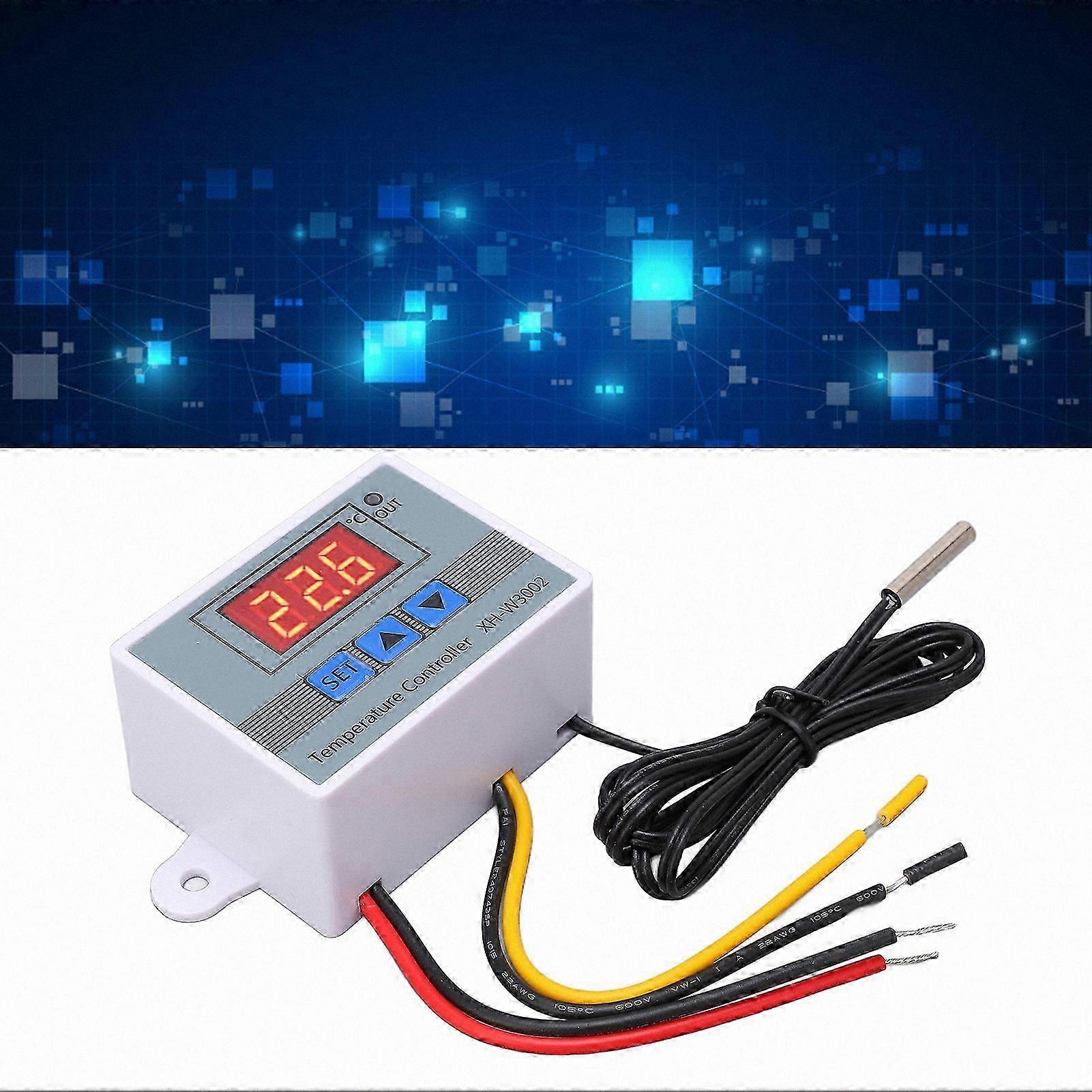 Digital Temperature Control Unit with Waterproof Sensor, 10A 110-220V