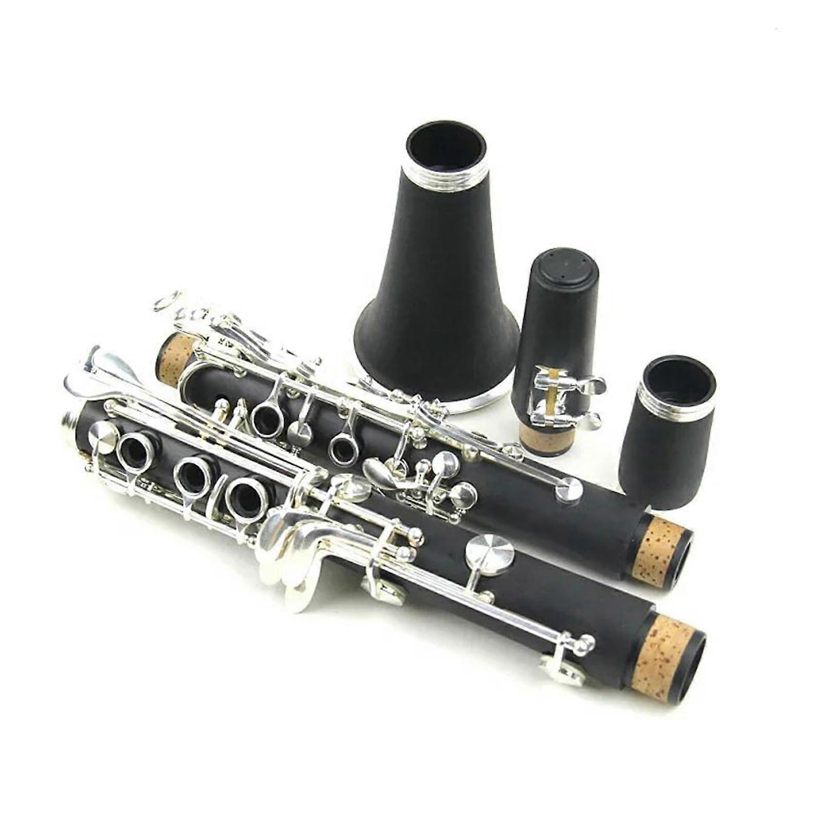Professional Bb Clarinet 17 Key with Smooth Keywork and Durable Design for Beginners and Students