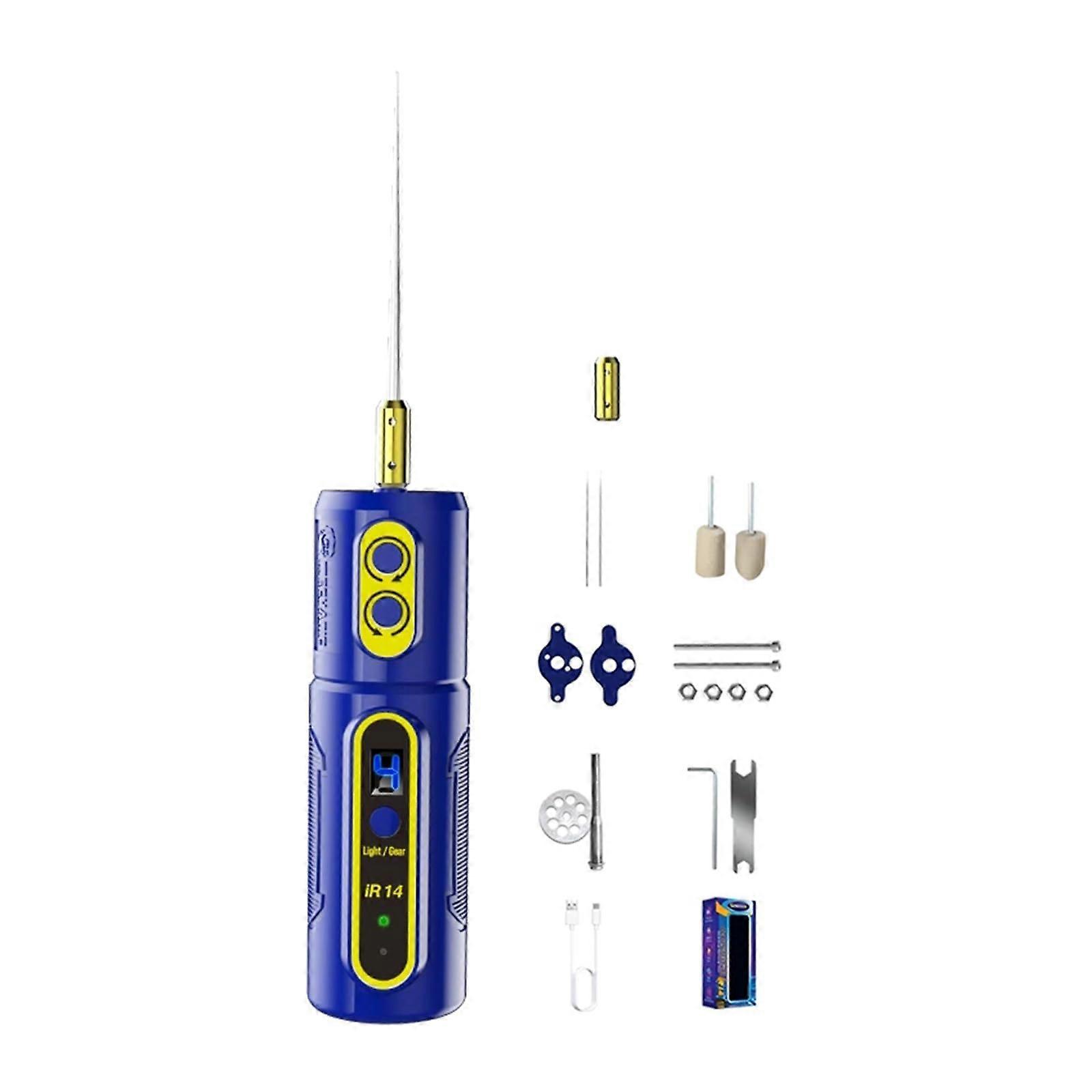 LCD Screen  Tool with LED Light, Rechargeable OCA Glue Remover for Safe Screen Cleaning
