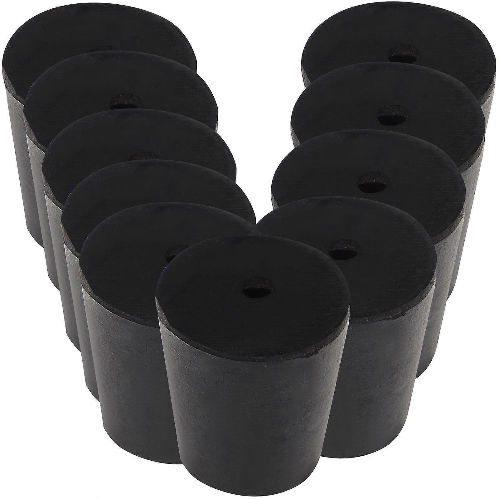 10st gummiproppar provrör gummipluggar laboratorium provrörstätningsproppar