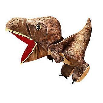 Pacynka w kształcie dinozaura, zabawna dziecięca pacynka do opowiadania historii